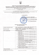 Протокол радіологічних випробувань (сухі декоративні суміші)